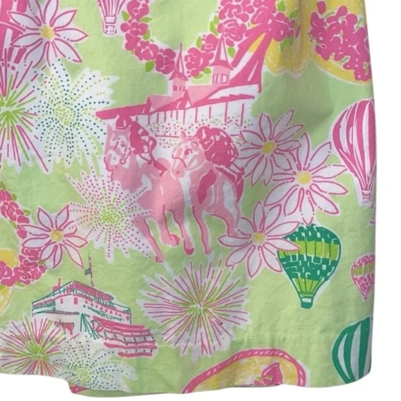 Lilly Pulitzer Derby Days Halter Dress Size 7 White Label - Picture 4 of 7